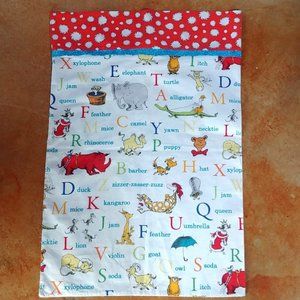Large Dr Seuss Alphabet Pillowcase